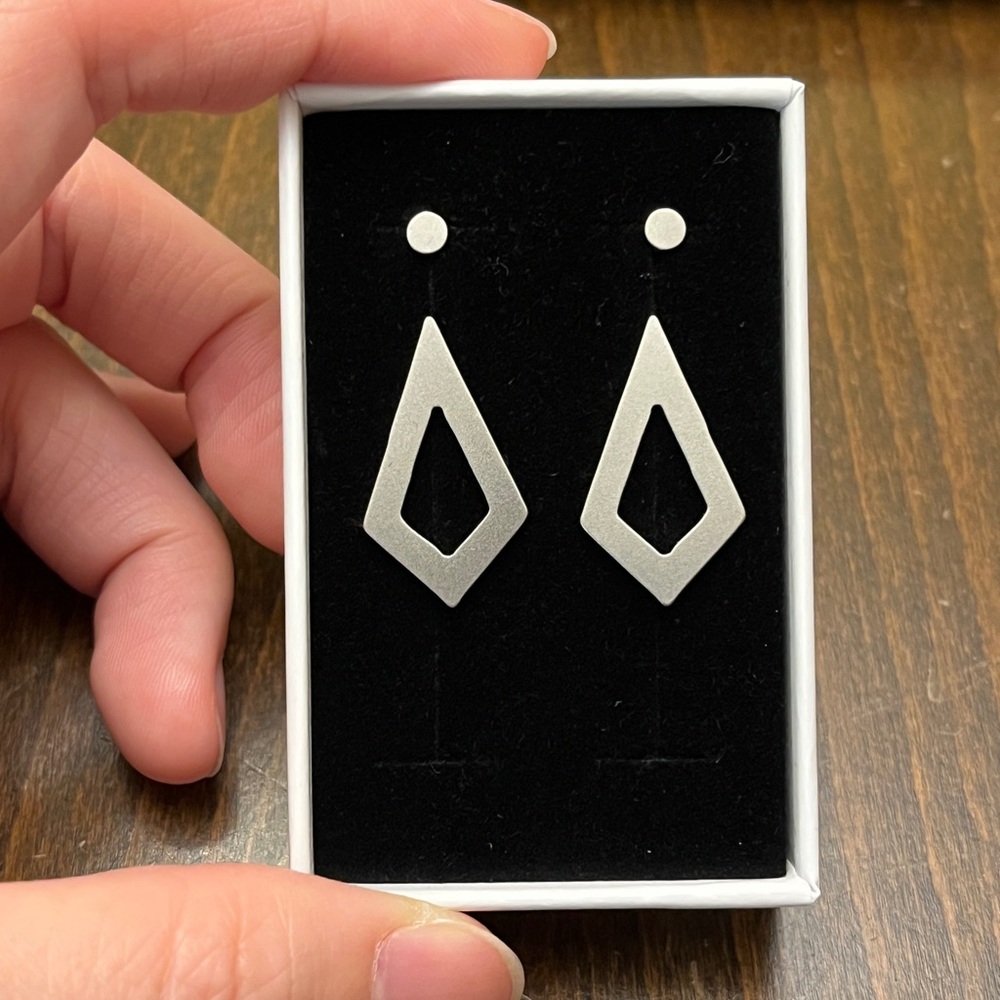 Minimalist Stainless steel earring set